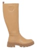 Patrizia Pepe Leren laarzen beige