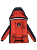 Kamik Kurtka narciarska "Anakin" w kolorze pomarańczowo-granatowym
