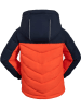 Kamik Kurtka narciarska "Anakin" w kolorze pomarańczowo-granatowym