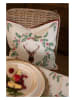 Clayre & Eef Poszewka w kolorze biało-zielono-czerwonym na poduszkę - 40 x 40 cm