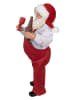 Clayre & Eef Decoratieve figuur "Kerstman" rood - (H)28 cm