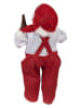 Clayre & Eef Decoratieve figuur "Kerstman" rood - (H)28 cm