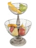 Clayre & Eef Etagere in Grau - (H)44 x Ø 30 cm