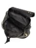 Lia Biassoni Skórzany plecak "Imera" w kolorze czarnym - 30 x 32 x 13 cm