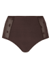 Chantelle Pełne figi high waist w kolorze brązowym