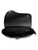 ORE10 Leren schoudertas "Desire" zwart - (B)25 x (H)16 x (D)6 cm