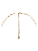 U.S. Polo Assn. Vergold. Halskette mit Edelsteinen - (L)36,5 cm