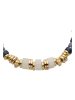 U.S. Polo Assn. Pozłacana bransoletka z lapis lazuli