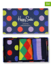 Happy Socks 3-częściowy zestaw prezentowy ze wzorem
