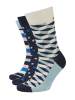 Happy Socks 3-delige geschenkset meerkleurig