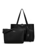 Guess Omkeerbare schoudertas zwart - (B)36 x (H)27 x (D)13 cm