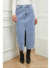 Joséfine Spódnica dżinsowa ''Private'' w kolorze błękitnym
