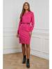 Soft Cashmere Gebreide jurk roze