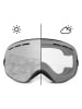 Oceanglasses Ski-/ Snowaboardbrille "Cervino" in Weiß/ Grau