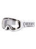 Oceanglasses Okulary narciarskie "Ice" w kolorze biało-czarnym