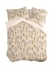 Happy Friday Dekbedovertrek "Vernazza" beige/meerkleurig