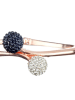 MENTHE À L'O Rosé vergulde armband met kristallen