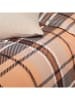 Schiesser Feinbiber-Bettwäsche-Set "Borro" in Beige/ Braun