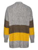 Camel Active Cardigan in Grau/ Gelb