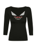 Vive Maria Longsleeve "Meadow Love" in Schwarz