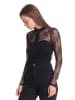 Vive Maria Bluse "Gothic Love" in Schwarz