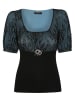 Vive Maria Shirt "Regency" zwart/blauw