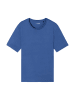 Schiesser Pyjama-Shirt in Blau