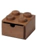LEGO Pojemnik w kolorze brązowym z szufladami - 15,8 x 11,4 x 15,8 cm