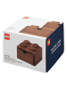 LEGO Schubladenbox in Braun - (B)15,8 x (H)11,4 x (T)15,8 cm