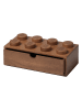 LEGO Pojemnik w kolorze brązowym z szufladami - 31,8 x 11,4 x 15,8 cm