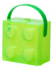 LEGO Pojemnik "Brick 4" w kolorze zielonym na lunch - 16,5 x 11,6 x 17,3 cm