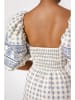 By Malina Kleid "June" in Creme/ Hellblau