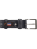 HIDE & STITCHES Leren riem "Frisco" donkerblauw