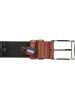 HIDE & STITCHES Leder-Gürtel "Frisco" in Cognac