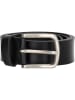 HIDE & STITCHES Leren riem "Frisco" zwart