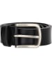 HIDE & STITCHES Leren riem "Frisco" zwart