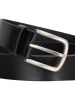 HIDE & STITCHES Leren riem "Frisco" zwart