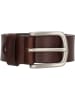 HIDE & STITCHES Leder-Gürtel "Frisco" in Dunkelbraun