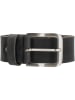 HIDE & STITCHES Leren riem "Frisco" donkergrijs