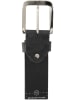 HIDE & STITCHES Leder-Gürtel "Frisco" in Dunkelgrau