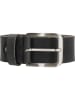 HIDE & STITCHES Leren riem "Frisco" donkergrijs