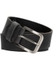 HIDE & STITCHES Leren riem "Frisco" donkergrijs