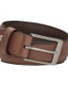 HIDE & STITCHES Leder-Gürtel "Frisco" in Taupe