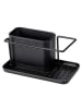 Wenko Afwasorganizer "Orio" zwart - (B)21 x (H)10,5 x (D)12 cm