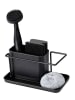 Wenko Afwasorganizer "Orio" zwart - (B)21 x (H)10,5 x (D)12 cm