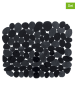 Wenko 2er-Set: Waschbeckenmatten in Grau/ Schwarz - (L)31 x (B)26 cm