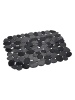 Wenko 2er-Set: Waschbeckenmatten in Grau/ Schwarz - (L)31 x (B)26 cm