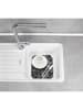Wenko 2er-Set: Waschbeckenmatten in Grau/ Schwarz - (L)31 x (B)26 cm