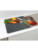 Wenko Multifunktion-Küchenbrett in Grau - (L)56 x (B)50 cm