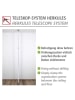 Wenko Telescopische klemstang "Herkules" wit